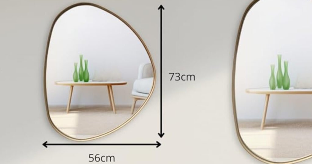 Espelho Decorativo Orgânico com Borda